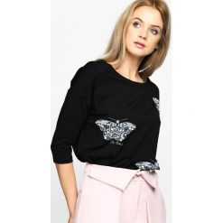 Czarna Bluzka Be Kind. Bluzki damskie marki Born2be. Za 39.99 zł.