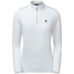Damski polar 1/2 zip Dare 2B Lowline II Core. Białe bluzy sportowe damskie Dare 2b, bez wzorów, z polaru, bez kaptura, narciarskie. Za 197.00 zł.