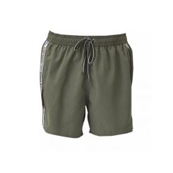 Bokserki pływackie Mężczyzna EMPORIO ARMANI CONNECTED Swimwear. Zielone bokserki męskie EA7, m, bez wzorów, ze skóry. Za 197.50 zł.