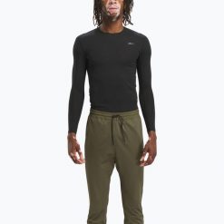 Longsleeve męski Reebok Compression. Czarne bluzki z długim rękawem męskie Reebok, m, bez wzorów, bez kołnierzyka. Za 159.99 zł.