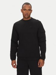 EA7 Emporio Armani Bluza 7M000324 AF12660 UC001 Czarny Regular Fit. Czarne bluzy męskie EA7 Emporio Armani, m, bez wzorów, z bawełny, bez kaptura. Za 379.99 zł.