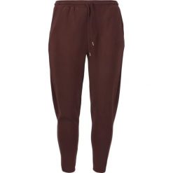 Damskie spodnie dresowe Q Sportswear Tiamo. Brązowe spodnie sportowe damskie ENDURANCE Q, bez wzorów, z dresówki, na fitness i siłownię. W wyprzedaży za 268.50 zł.