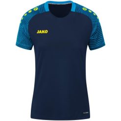 Damski jersey Jako Performance. Niebieskie koszulki sportowe damskie Jako, bez wzorów, z jersey, bez kołnierzyka, bez ramiączek, do piłki nożnej. Za 219.50 zł.