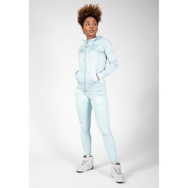 Spodnie damskie Gorilla Wear Vici. Niebieskie obuwie sportowe damskie GORILLA WEAR, bez wzorów, na fitness i siłownię. Za 233.00 zł.