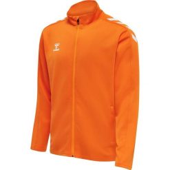 Bluza sportowa dla dorosłych Hummel Core XK Poly Zip Sweat. Brązowe bluzy sportowe męskie Hummel, s, bez wzorów, z dresówki, bez kaptura. Za 222.00 zł.