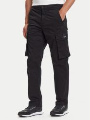 Karl Lagerfeld Jeans Spodnie materiałowe A3M10085 Czarny Regular Fit. Czarne spodnie materiałowe męskie Karl Lagerfeld Jeans, m, bez wzorów, z bawełny. Za 449.99 zł.