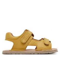 Sandały Froddo. Żółte sandały chłopięce Froddo, bez zapięcia. Za 319.99 zł.