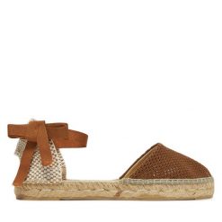 Espadryle Manebi. Brązowe espadryle damskie Manebi, bez wzorów, bez obcasa, bez zapięcia. Za 309.99 zł.
