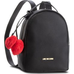 Plecak LOVE MOSCHINO - JC4323PP06KW0000 Nero. Czarne plecaki damskie Love Moschino, ze skóry ekologicznej, eleganckie. Za 719.00 zł.