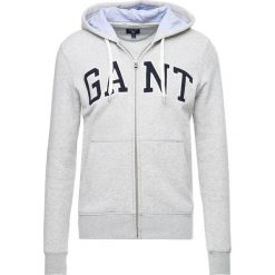 GANT OUTLINE FULL ZIP HOODIE Bluza rozpinana grey melange. Kardigany męskie GANT, z bawełny. Za 589.00 zł.