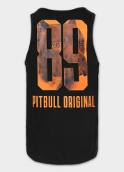 Męski Tank Top PITBULL bawełniana koszulka nadruk Slim Fit EIGHTY NINE DOG. Czarne t-shirty męskie PITBULL, m, z aplikacjami, z bawełny, klasyczne, bez kołnierzyka. Za 89.00 zł.