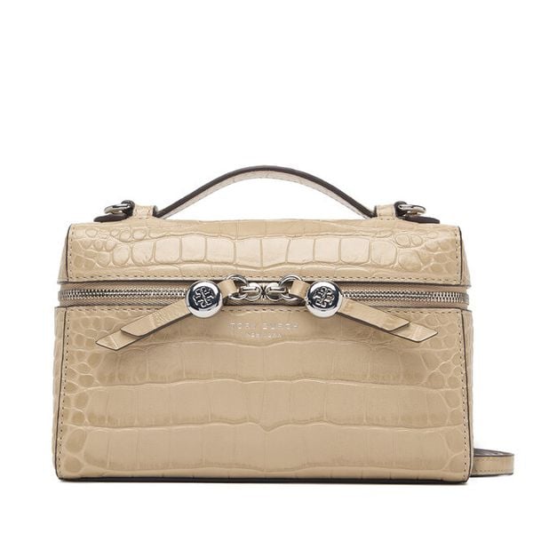 Torebka Tory Burch. Brązowe torebki do ręki damskie Tory Burch, bez wzorów, bez dodatków. Za 1,644.00 zł.