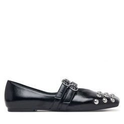 Baleriny Armani Exchange. Czarne baleriny damskie Armani Exchange, bez wzorów, bez obcasa. Za 1,129.00 zł.