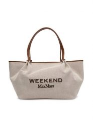 Weekend Max Mara Torebka Getto 2625516115 Brązowy. Brązowe torebki do ręki damskie Weekend Max Mara, bez wzorów, z materiału, bez dodatków. Za 1,479.00 zł.