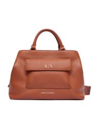Armani Exchange Torebka XW001545 AF17019 U6048 Brązowy. Brązowe torebki do ręki damskie Armani Exchange, bez wzorów, ze skóry, bez dodatków. Za 729.99 zł.
