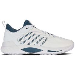 Buty do tenisa męskie K-Swiss Hypercourt Supreme 2. Białe buty sportowe męskie K-SWISS, z materiału, bez zapięcia, tenisowe. W wyprzedaży za 681.85 zł.