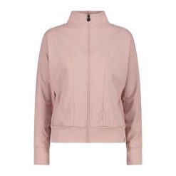 Kurtka damska z zamkiem i wysokim kołnierzem CMP. Czerwone kurtki sportowe damskie CMP, bez wzorów, bez kaptura, trekkingowe. Za 290.50 zł.