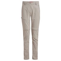 Spodnie damskie Craghoppers NosiLife Pro Convertible III. Brązowe spodnie sportowe damskie Craghoppers, bez wzorów, trekkingowe. Za 556.75 zł.