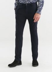 PAKO LORENTE – Granatowe spodnie męskie P22WB-WX-001-G-0. Spodnie materiałowe męskie Pako Lorente, l, bez wzorów, z bawełny, casualowe. Za 149.99 zł.
