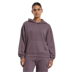 Damska bluza oversize z kapturem Urban Classics Light Terry. Fioletowe bluzy damskie Urban Classics, bez wzorów, z kapturem. Za 175.50 zł.