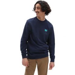 Bluza Vans Sequence Crew, Mężczyźni. Niebieskie koszulki sportowe męskie Vans, m, bez wzorów, z bawełny, bez kołnierzyka, bez ramiączek. Za 290.00 zł.