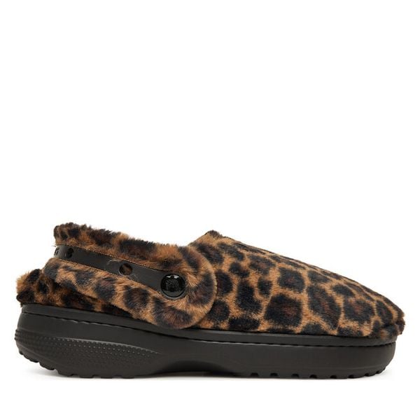 Kapcie Crocs. Brązowe kapcie damskie Crocs, bez wzorów. Za 189.99 zł.