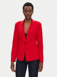 Morgan Marynarka 251-VECO.F M Czerwony Slim Fit. Czerwone żakiety damskie Morgan, m, bez wzorów, z syntetyku. Za 289.99 zł.