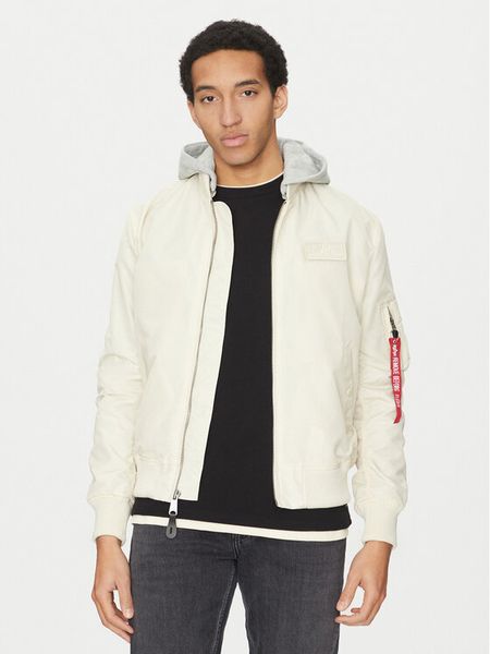 Alpha Industries Kurtka bomber Ma-1 196108 Beżowy Regular Fit. Brązowe kurtki męskie Alpha Industries, m, bez wzorów, z syntetyku, bez kaptura. Za 409.99 zł.