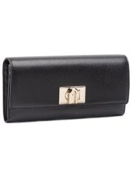 Furla Portfel 1927 1048697 P PCV0 ARE Czarny. Czarne portfele damskie Furla, bez wzorów, ze skóry. Za 719.99 zł.