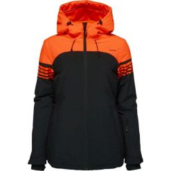 Damska kurtka narciarska Loap Lawela Black-org Black. Brązowe kurtki damskie ZSPORT, m, bez wzorów, bez kaptura. Za 518.99 zł.