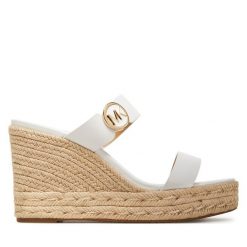 Espadryle MICHAEL Michael Kors. Białe espadryle damskie MICHAEL Michael Kors, bez wzorów, bez obcasa, bez zapięcia. Za 469.99 zł.