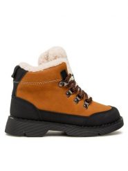 Action Boy Kozaki CM211224-18 Brązowy. Brązowe buty zimowe chłopięce Action Boy, bez wzorów, ze skóry, bez zapięcia. Za 89.99 zł.