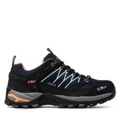 Trekkingi CMP. Niebieskie obuwie sportowe damskie CMP, bez wzorów, trekkingowe. Za 279.99 zł.