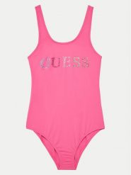 Guess Strój kąpielowy J4GZ03 MC040 Różowy. Czerwone stroje kąpielowe dla dziewczynek Guess, z aplikacjami, z syntetyku. Za 139.99 zł.