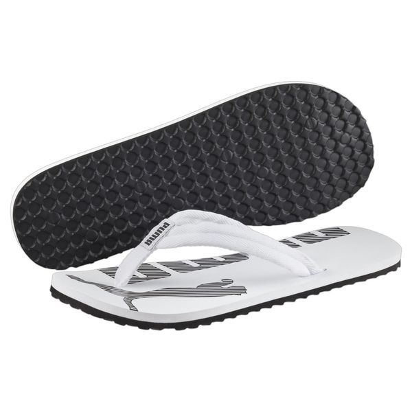 Klapki Puma Epic Flip V2 unisex. Białe klapki męskie Puma, z materiału. Za 110.23 zł.