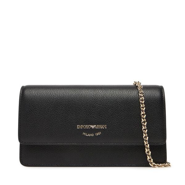 Torebka Emporio Armani. Czarne torebki do ręki damskie Emporio Armani, bez wzorów, wizytowe, bez dodatków. Za 660.99 zł.