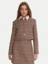 Tommy Hilfiger Marynarka WW0WW46752 Beżowy Regular Fit. Brązowe żakiety damskie Tommy Hilfiger, bez wzorów, z syntetyku. Za 1,199.00 zł.