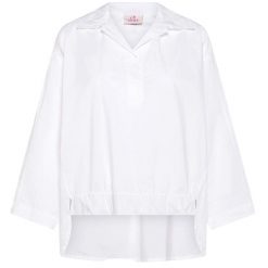Polo Deha Koszula Parachute Damskie. Białe koszule damskie Deha, na lato, s, bez wzorów, z bawełny, eleganckie, z asymetrycznym kołnierzem, bez ramiączek. Za 441.99 zł.