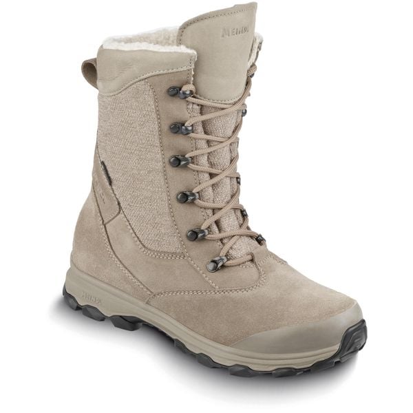 Buty zimowe damskie MEINDL Samnaun Lady GTX. Brązowe obuwie sportowe damskie Meindl, na zimę, trekkingowe. Za 1,249.00 zł.