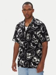 DC Shoes Koszula ADYWT03115 Czarny Regular Fit. Czarne koszule męskie DC Shoes, m, bez wzorów, z wiskozy, bez kołnierzyka, bez ramiączek. Za 179.99 zł.