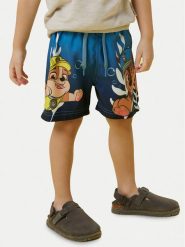 NAME IT Szorty kąpielowe Mabbe Paw 13239658 Niebieski Regular Fit. Niebieskie kąpielówki dla chłopców Name it, bez wzorów, z syntetyku. Za 69.99 zł.