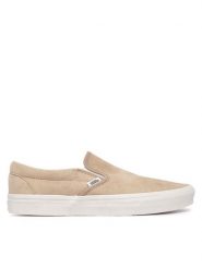 Vans Tenisówki Classic Slip-On VN000Z7A4MG1 Beżowy jasny. Brązowe trampki męskie Vans, bez wzorów, ze skóry, bez zapięcia. Za 369.99 zł.