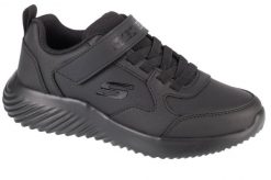 Buty sportowe Sneakersy chłopięce, Bounder - Power Study. Czarne trampki i tenisówki chłopięce Skechers, bez wzorów, z materiału, sportowe, przed kostkę, bez zapięcia. Za 159.99 zł.