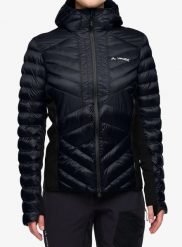 Kurtka ocieplana damska Vaude Sesvenna Pro Jacket II. Czarne kurtki damskie Vaude, l, bez wzorów, z materiału, bez kaptura. Za 758.99 zł.
