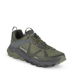 Buty trekkingowe Aku Flyrock GTX. Zielone trekkingi męskie Aku, trekkingowe. Za 778.05 zł.