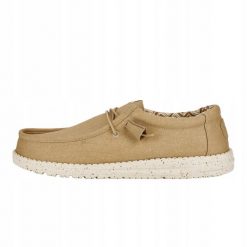 HeyDude Męskie Mokasyny Wally Stretch Canvas. Brązowe mokasyny męskie Hey dude, z materiału. Za 199.00 zł.
