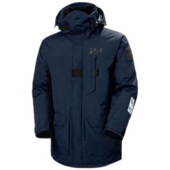 Parka arctic Helly Hansen Ocean h2flow. Niebieskie parki męskie Helly Hansen, xl, bez wzorów, z dzianiny, bez kaptura. Za 2,619.50 zł.