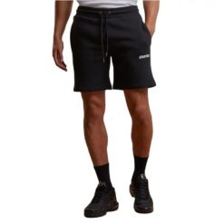 Szorty z małym logo Starter Essential. Czarne krótkie spodenki sportowe męskie Starter, m, bez wzorów, z materiału, trekkingowe. Za 159.50 zł.