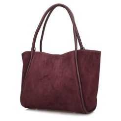Torebka Toscanio TOS G162 bordo. Czerwone torebki do ręki damskie Toscanio, bez wzorów, duże, bez dodatków. Za 331.42 zł.