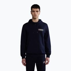 Bluza męska Napapijri B-Kasba H. Niebieskie bluzy męskie Napapijri, m, bez wzorów, bez kaptura. Za 309.99 zł.